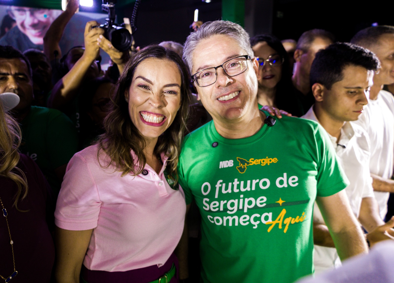 Mariana Dantas durante a convenção do MDB em Sergipe